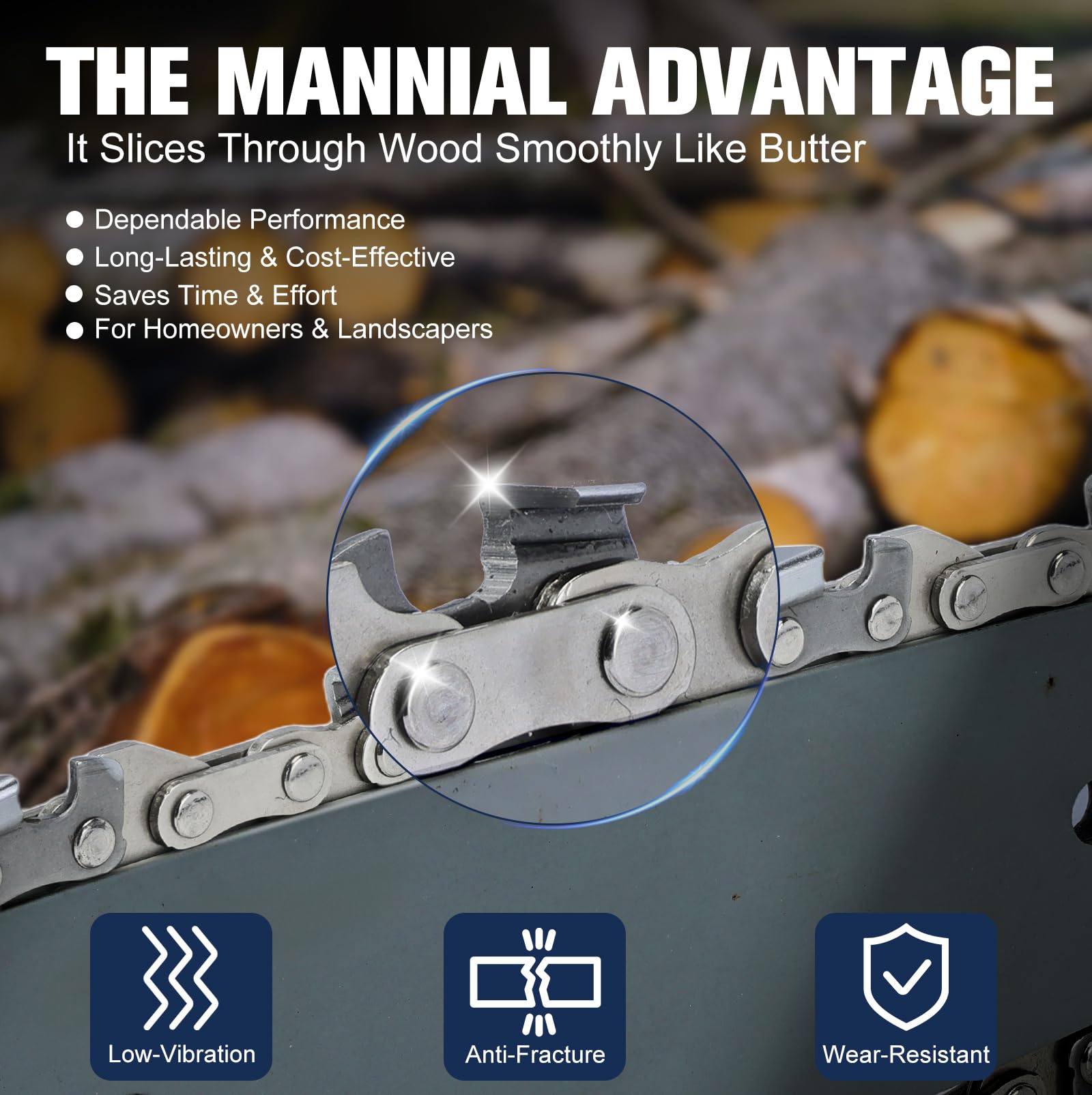 Mannial kit de afilado incluido para mantenimiento rápido y efectivo
