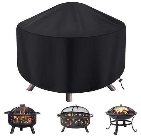 maobutte funda frontal cubriendo firepit redondo para protección completa