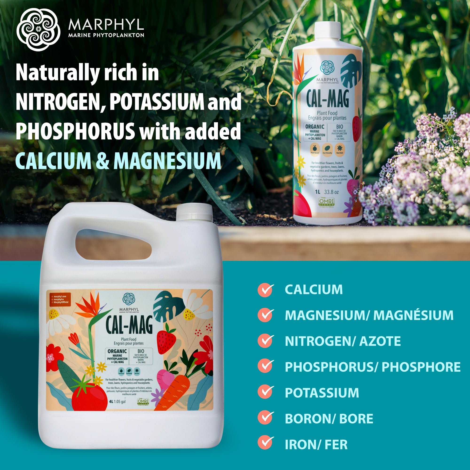 MARPHYL aplicación foliar sobre hojas para corrección rápida