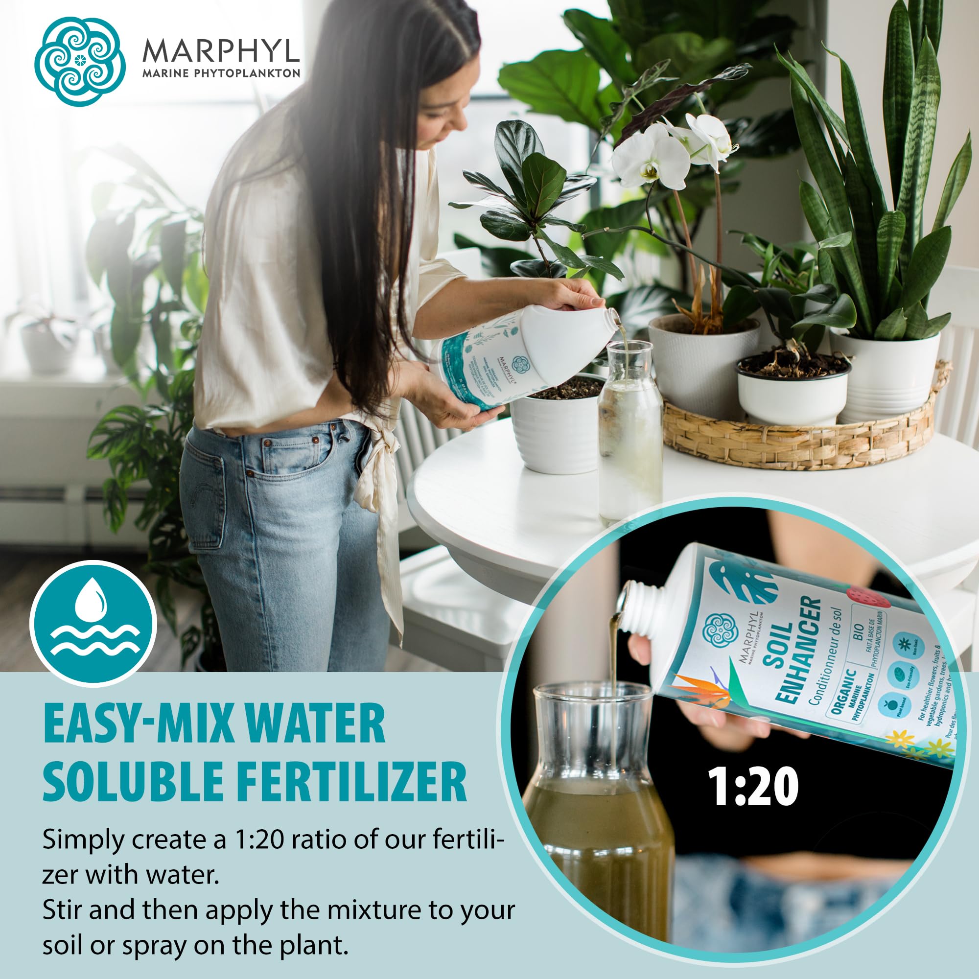 MARPHYL usado en huerto urbano para verduras más sanas