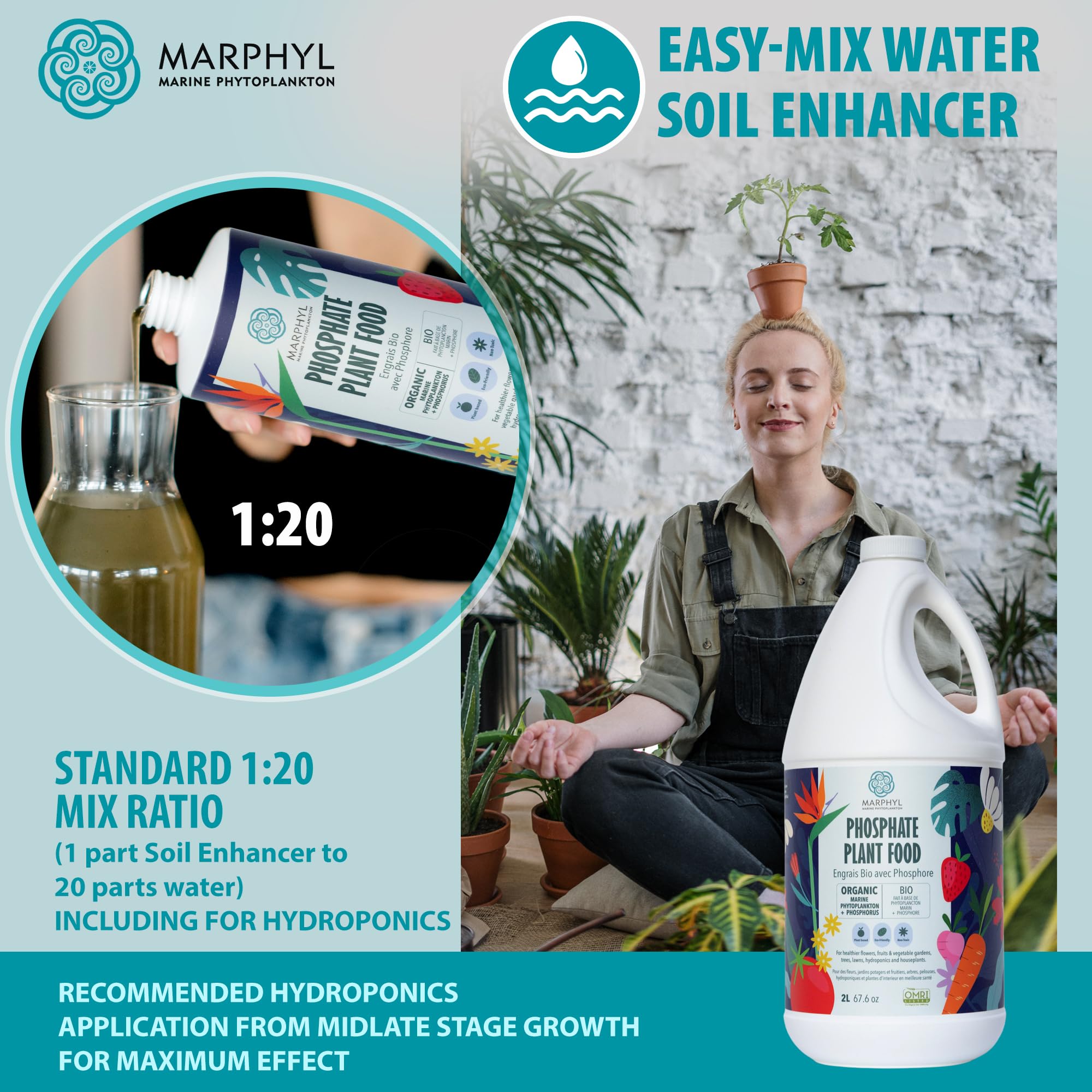MARPHYL en sistema hidropónico apoyando crecimiento vigoroso