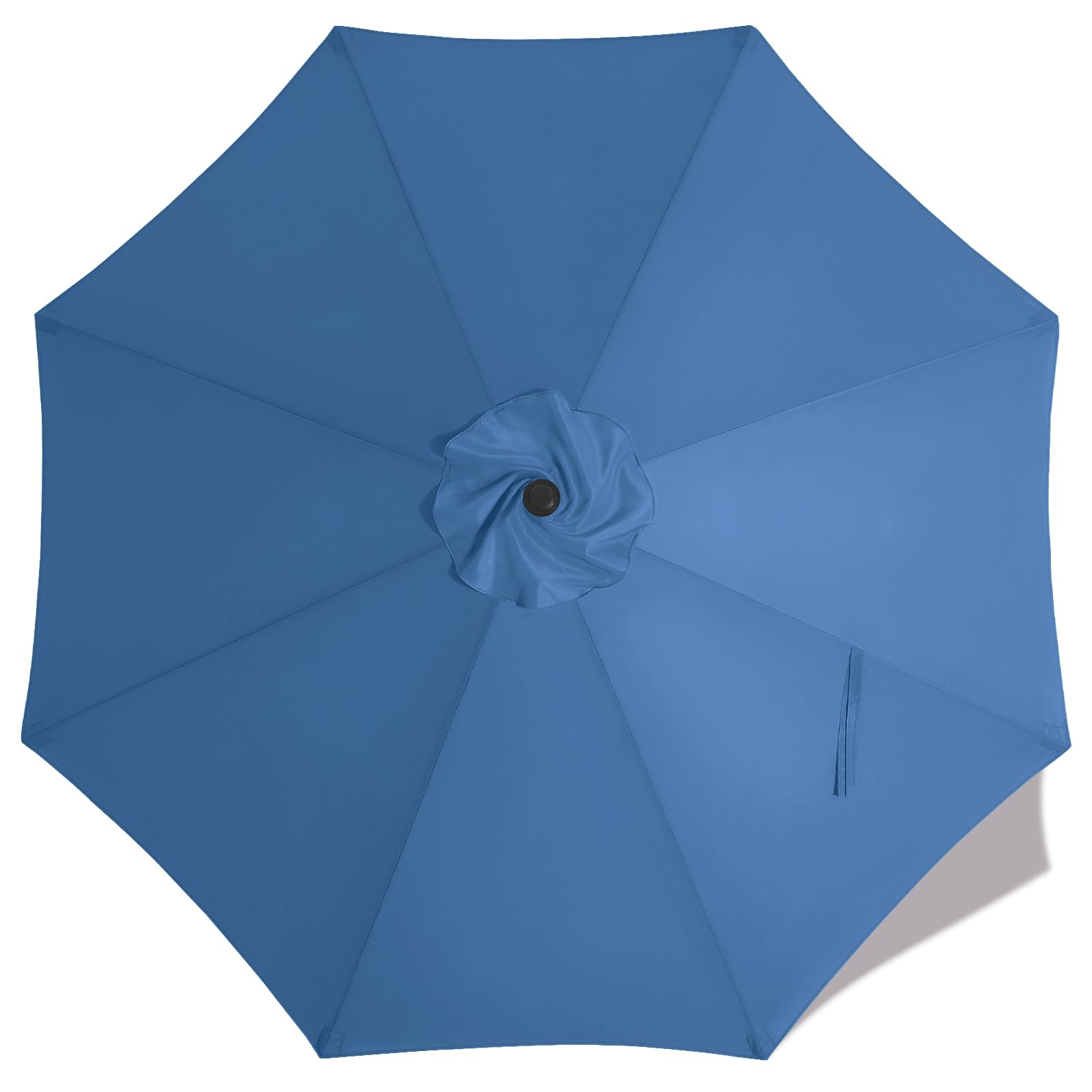 MASTERCANOPY vista frontal del toldo Dodger Blue con gran cobertura