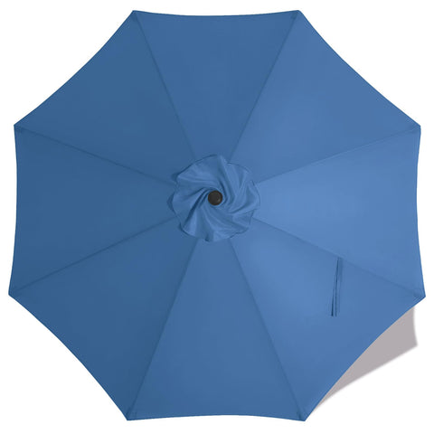 MASTERCANOPY vista frontal del toldo Dodger Blue con gran cobertura