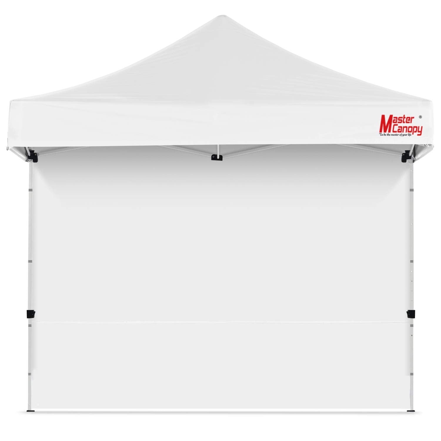 MASTERCANOPY panel frontal 8x8 blanco, protección y apariencia limpia