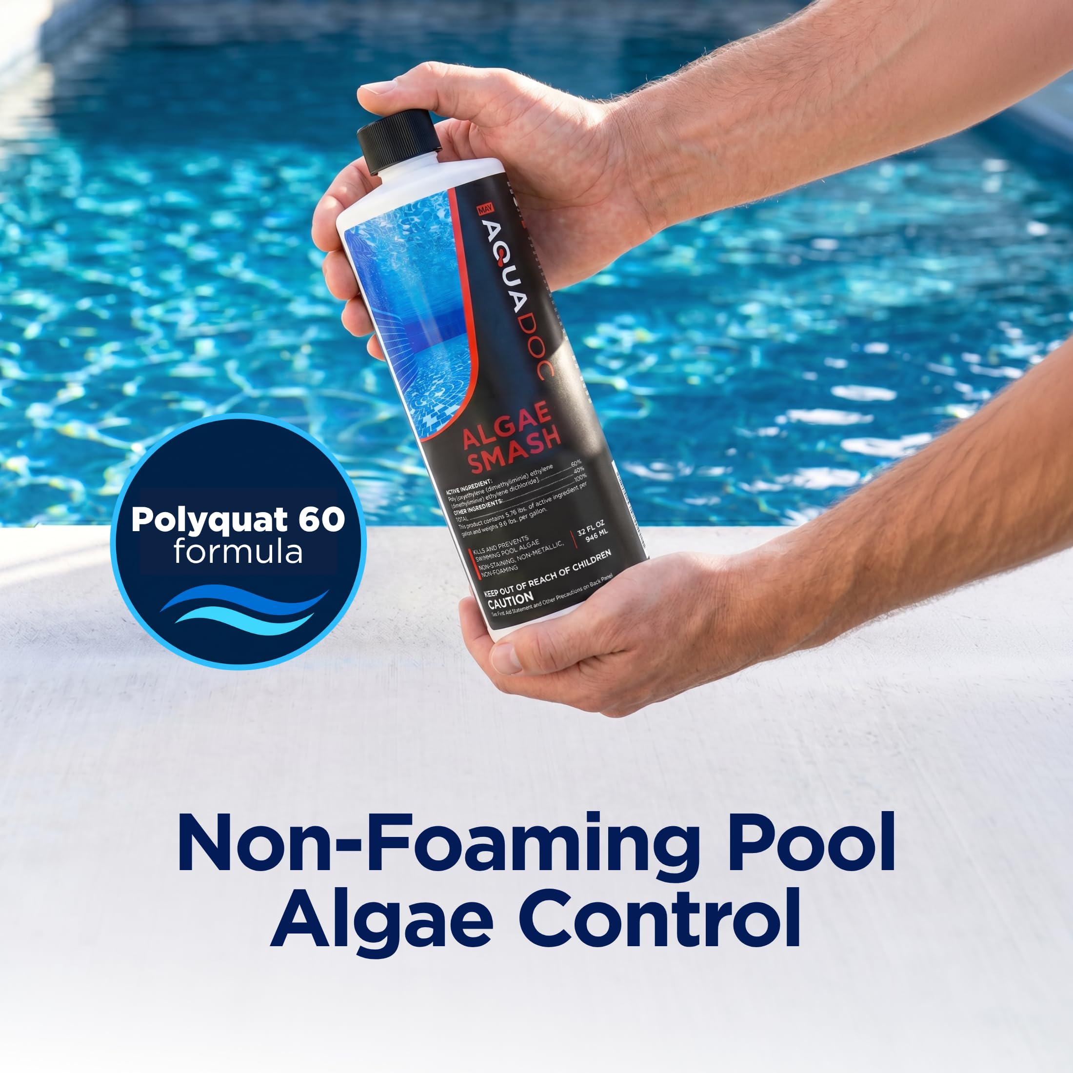 MAV AquaDoc etiqueta legible con instrucciones y advertencias claras