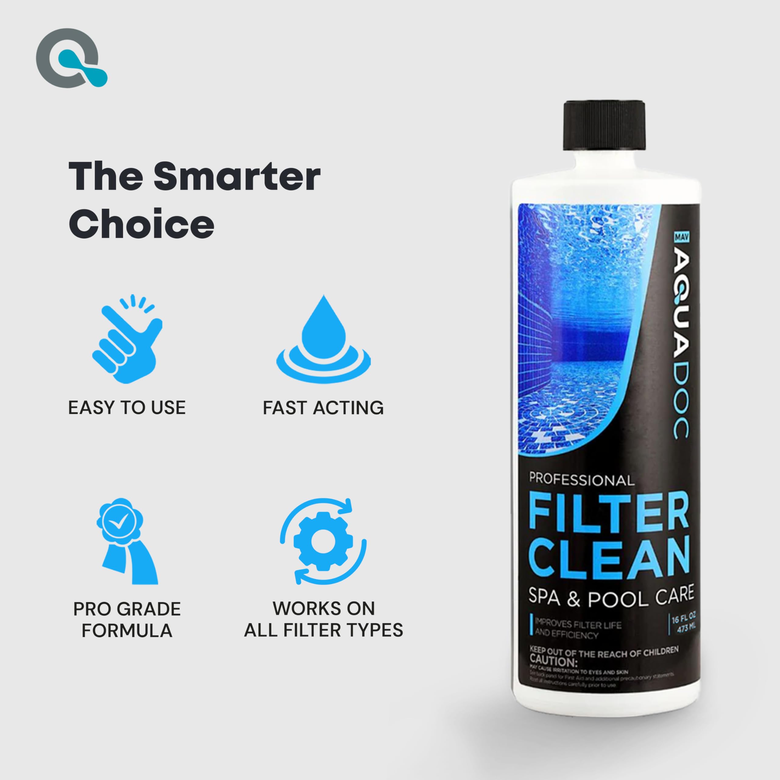 MAV AquaDoc comparación antes y después que muestra filtro restaurado