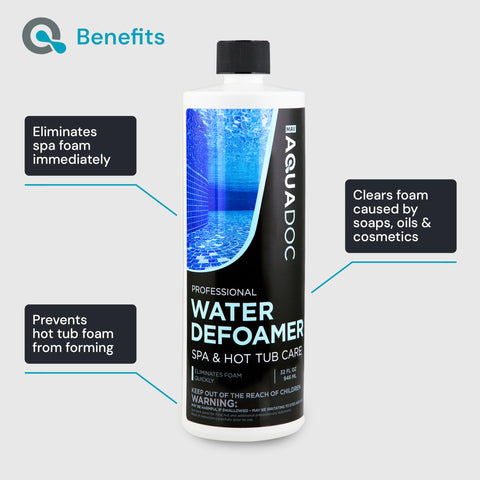 MAV AquaDoc junto a una mano para comparar tamaño y cantidad de 32 oz