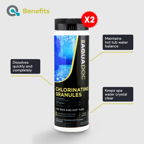 MAV AquaDoc en uso vertiendo granulos para distribución rápida y segura
