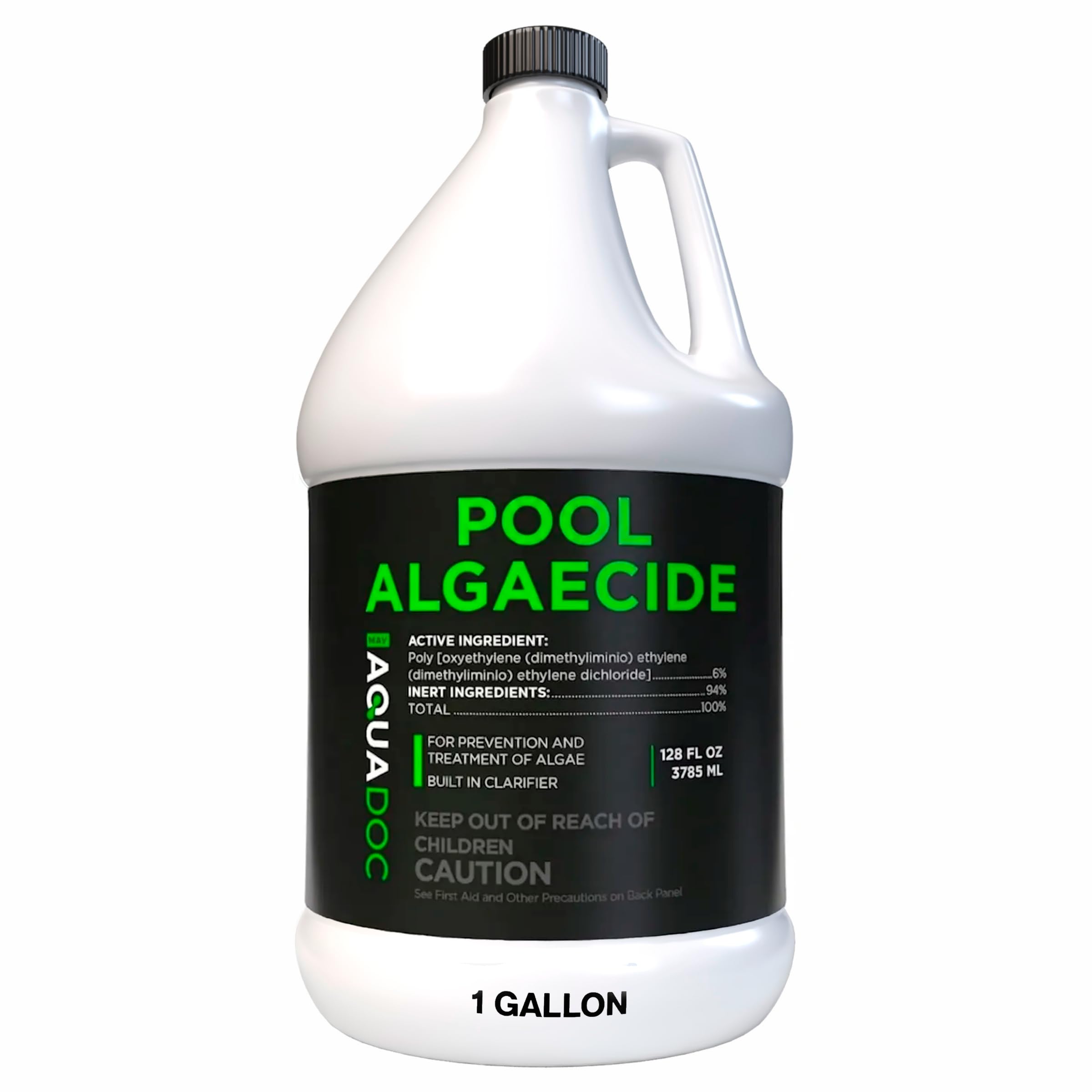 MAV AquaDoc frente del empaque mostrando formato 128 oz y uso claro