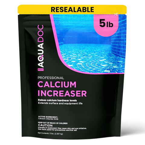 MAV AquaDoc envase frontal de 5 lb mostrando marca y uso práctica