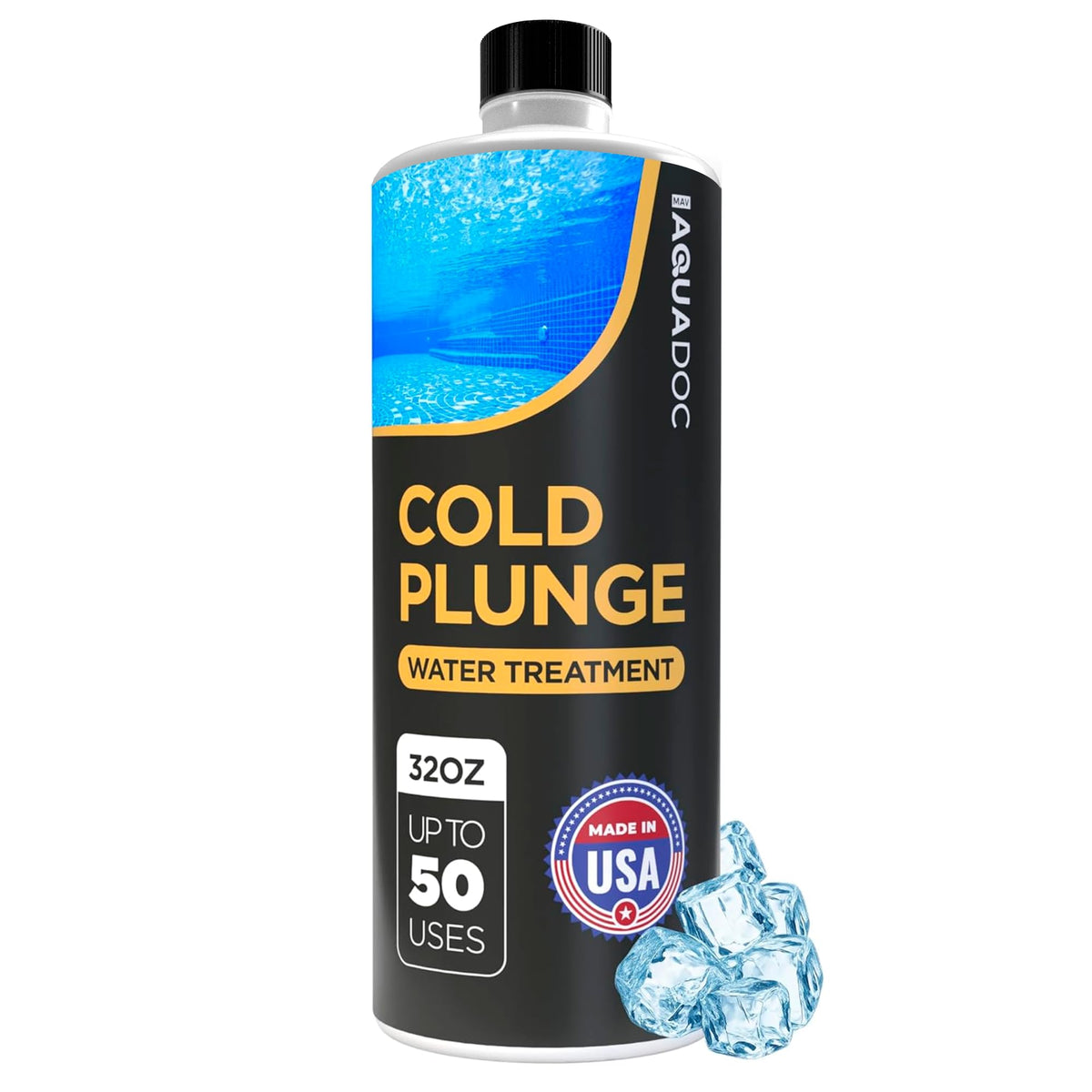 MAV AquaDoc botella frontal 32oz mostrando envase profesional y fácil aplicación