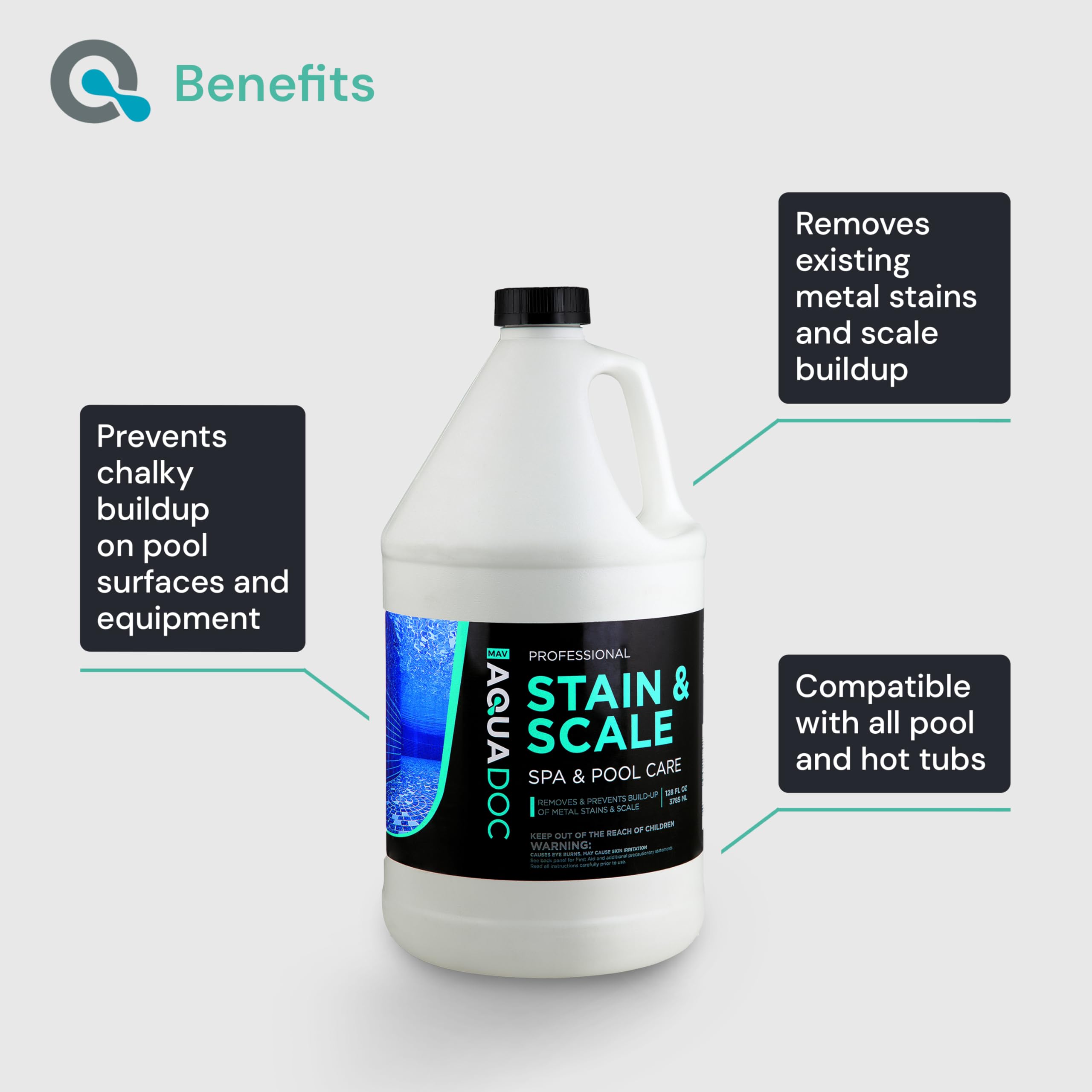 MAV AquaDoc textura del líquido concentrado para ver consistencia y manejo seguro