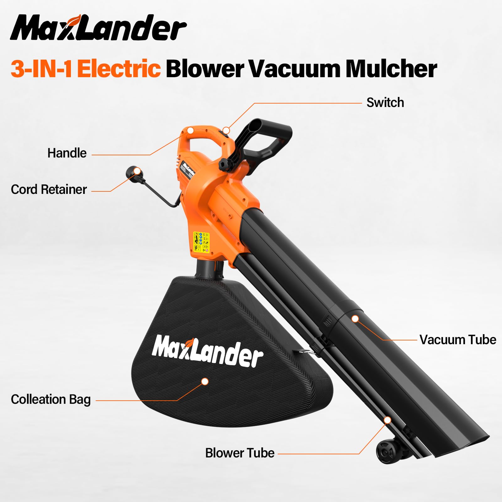 MAXLANDER en jardín real con usuario mostrando resultado limpio y ordenado