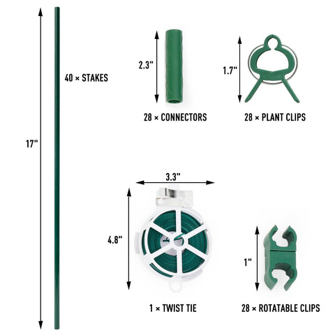 MAXPACE clip rotatorio en primer plano para ajuste flexible de plantas