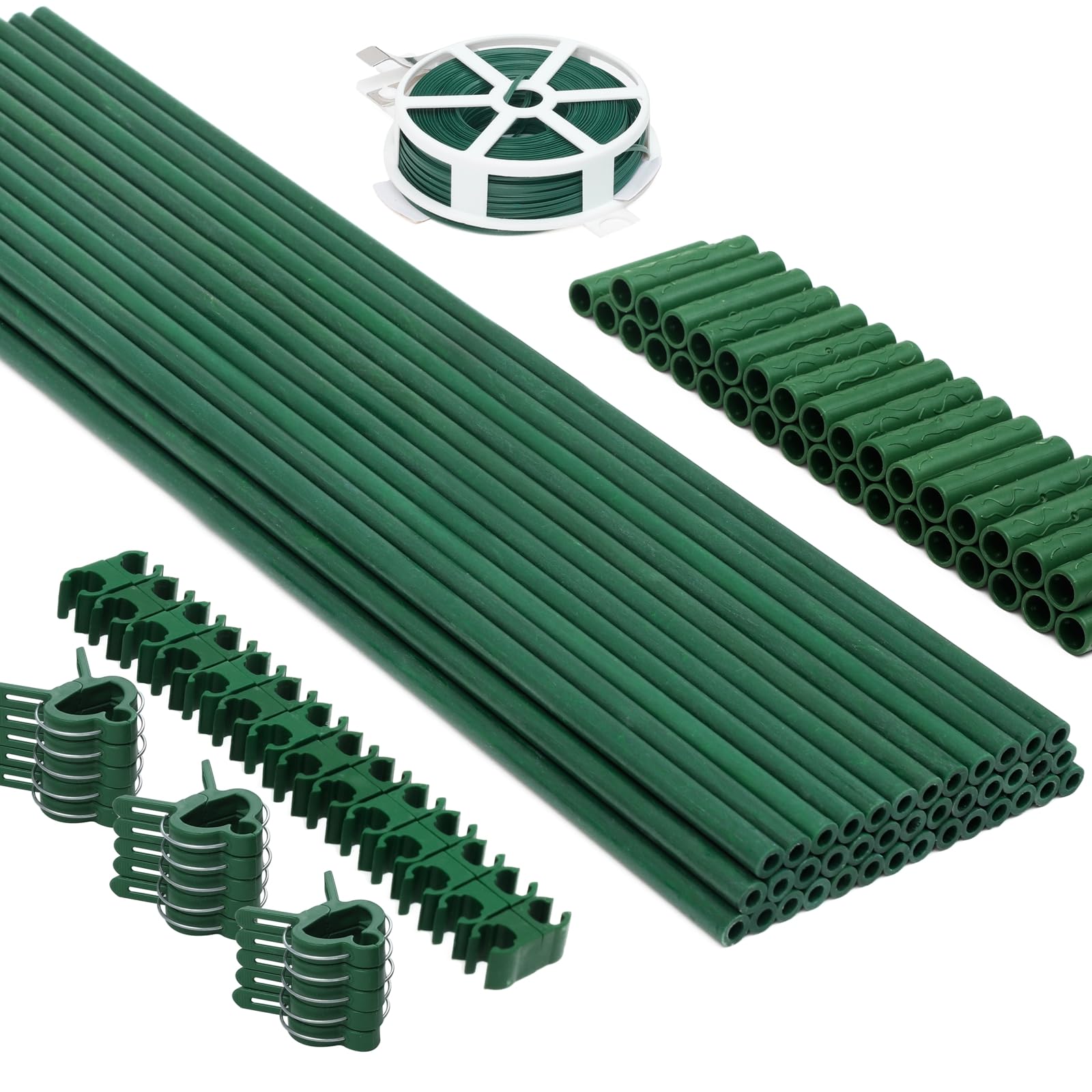 MAXPACE paquete frontal de estacas verdes para soporte resistente