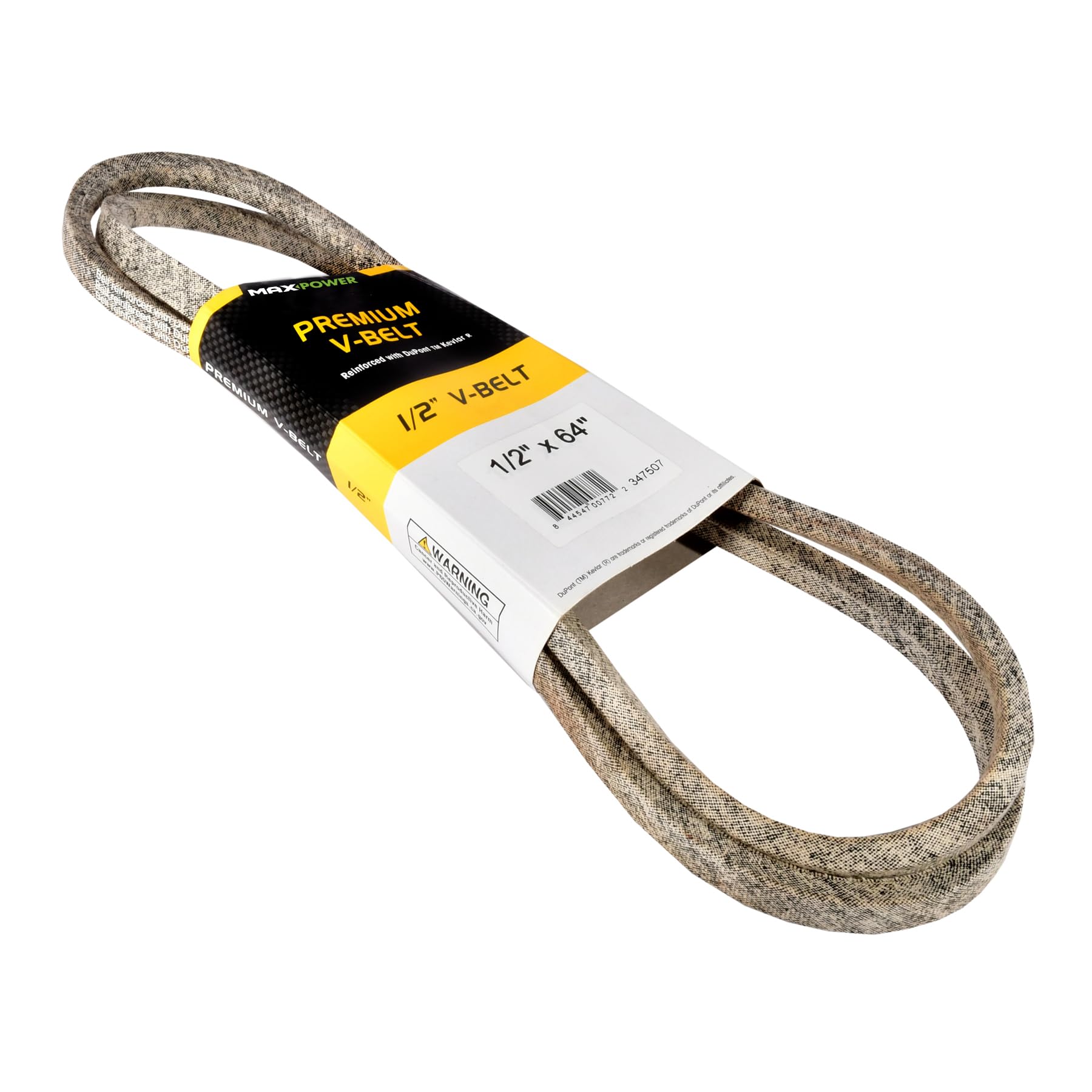 Maxpower primer plano de cordones DuPont Kevlar que ilustra durabilidad y fuerza