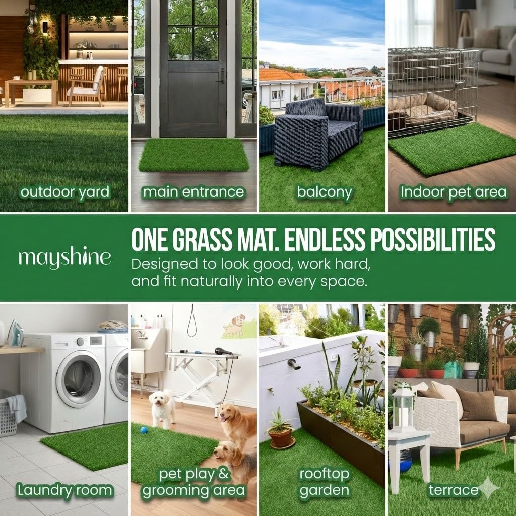 MAYSHINE alfombra doblada lista para almacenar o transportar fácilmente