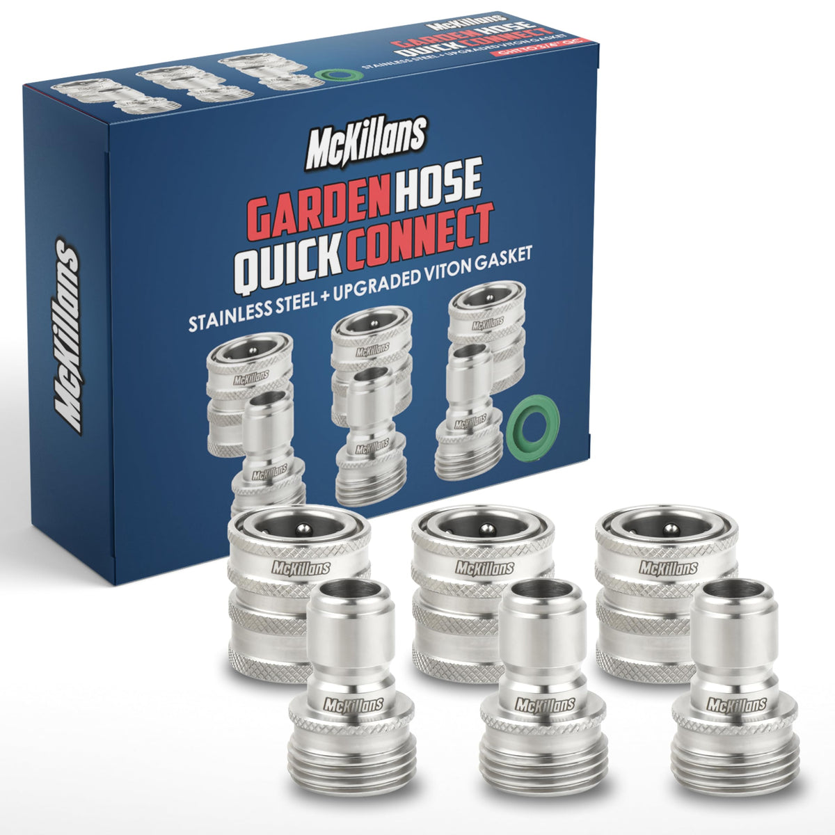 McKillans conector frontal del pack mostrando acabado y durabilidad