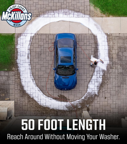 McKillans corte que revela 1/4" diámetro interior, equilibrio entre flujo y flexibilidad