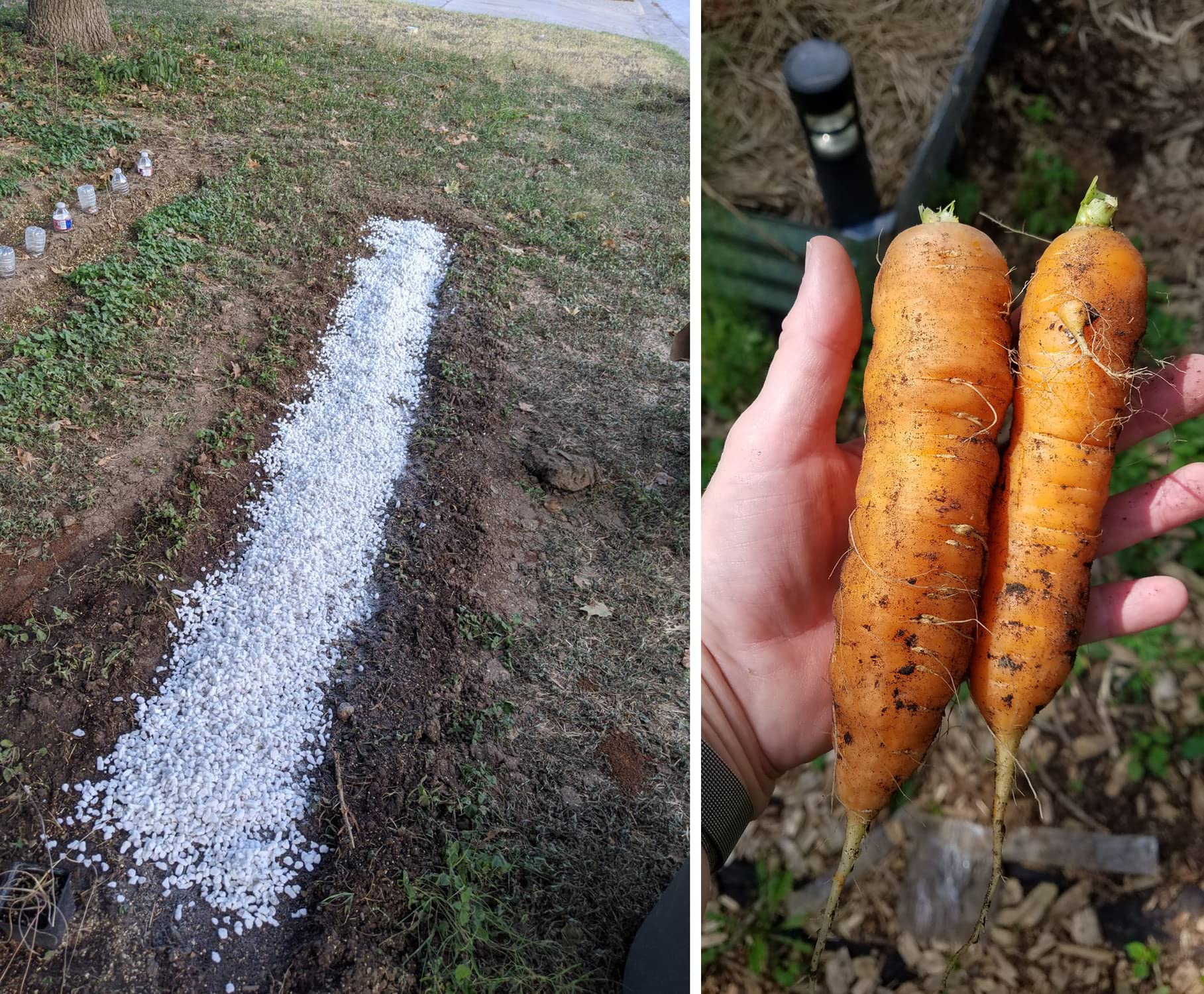 MDPQT bolsas apiladas en jardín, solución práctica para proyectos domésticos