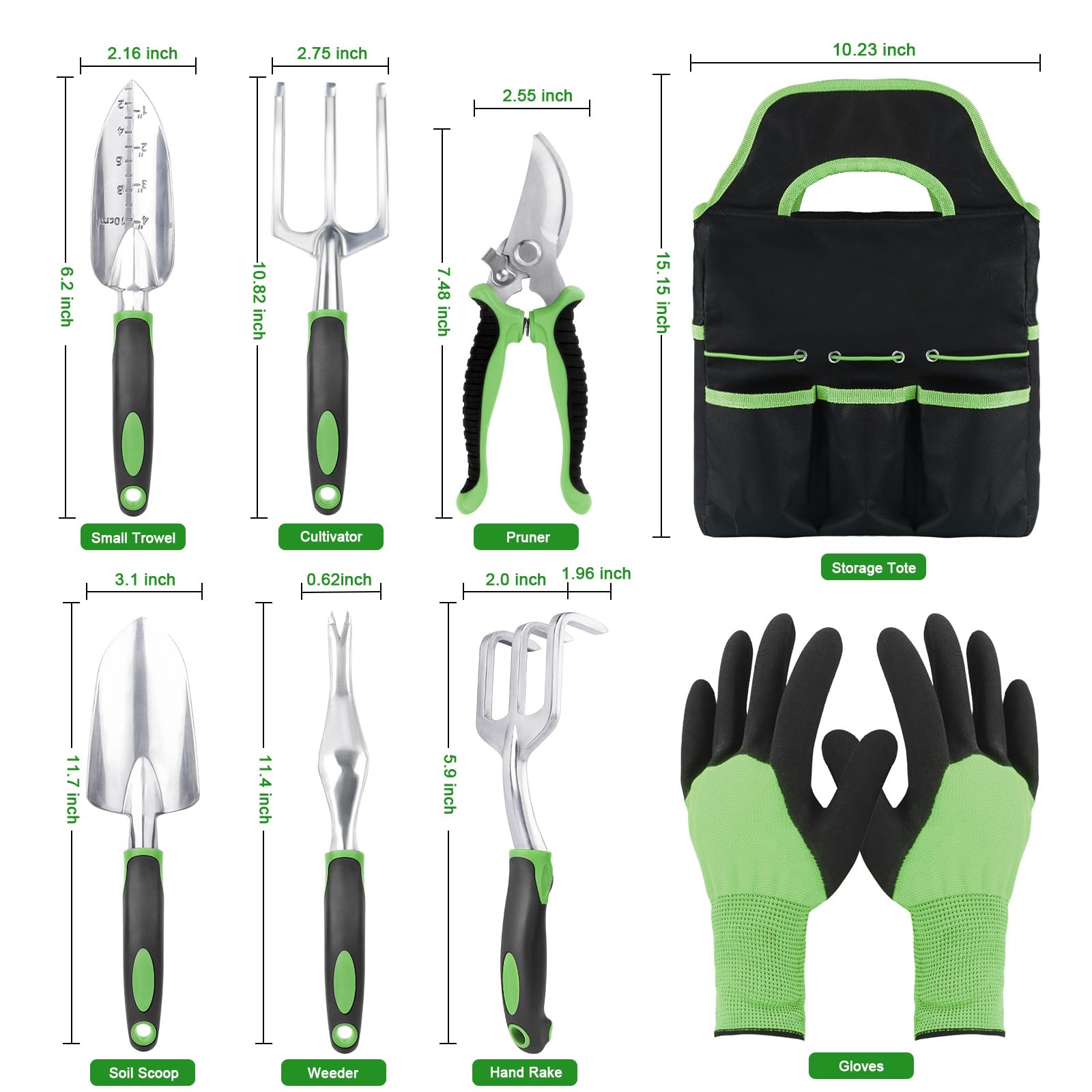 MECHEER primer plano del mango ergonómico antideslizante que reduce la fatiga al trabajar