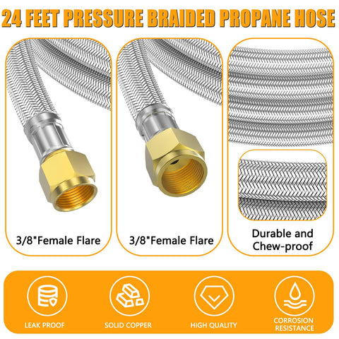 MEFUN trenzado acero inoxidable detalle, resistencia y antigrietas