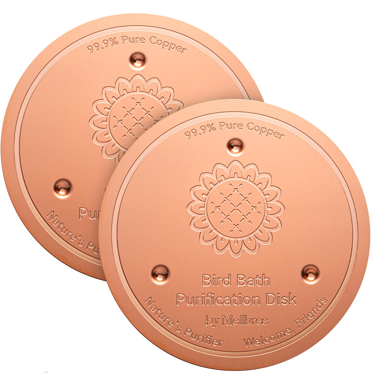 Mellbree paquete frontal dos discos de cobre útil para mantenimiento