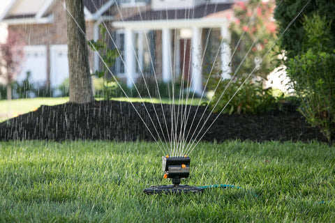 Melnor MiniMax Turbo detalle de cabeza ajustable con ventaja de precisión