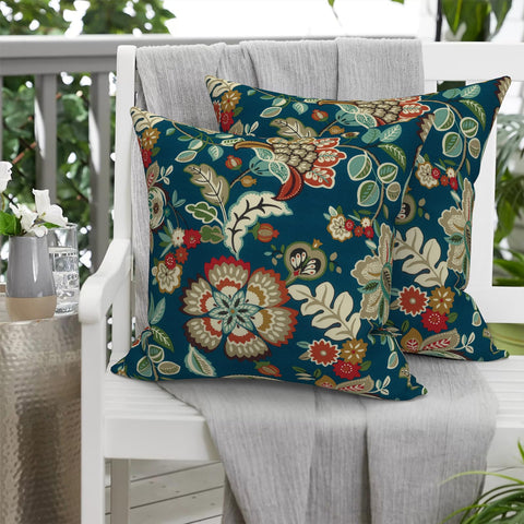 Melody Elephant funda colocada en sofá de patio, mejora la decoración exterior