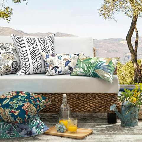 Melody Elephant ambientación en terraza mostrando combinación de color y estilo