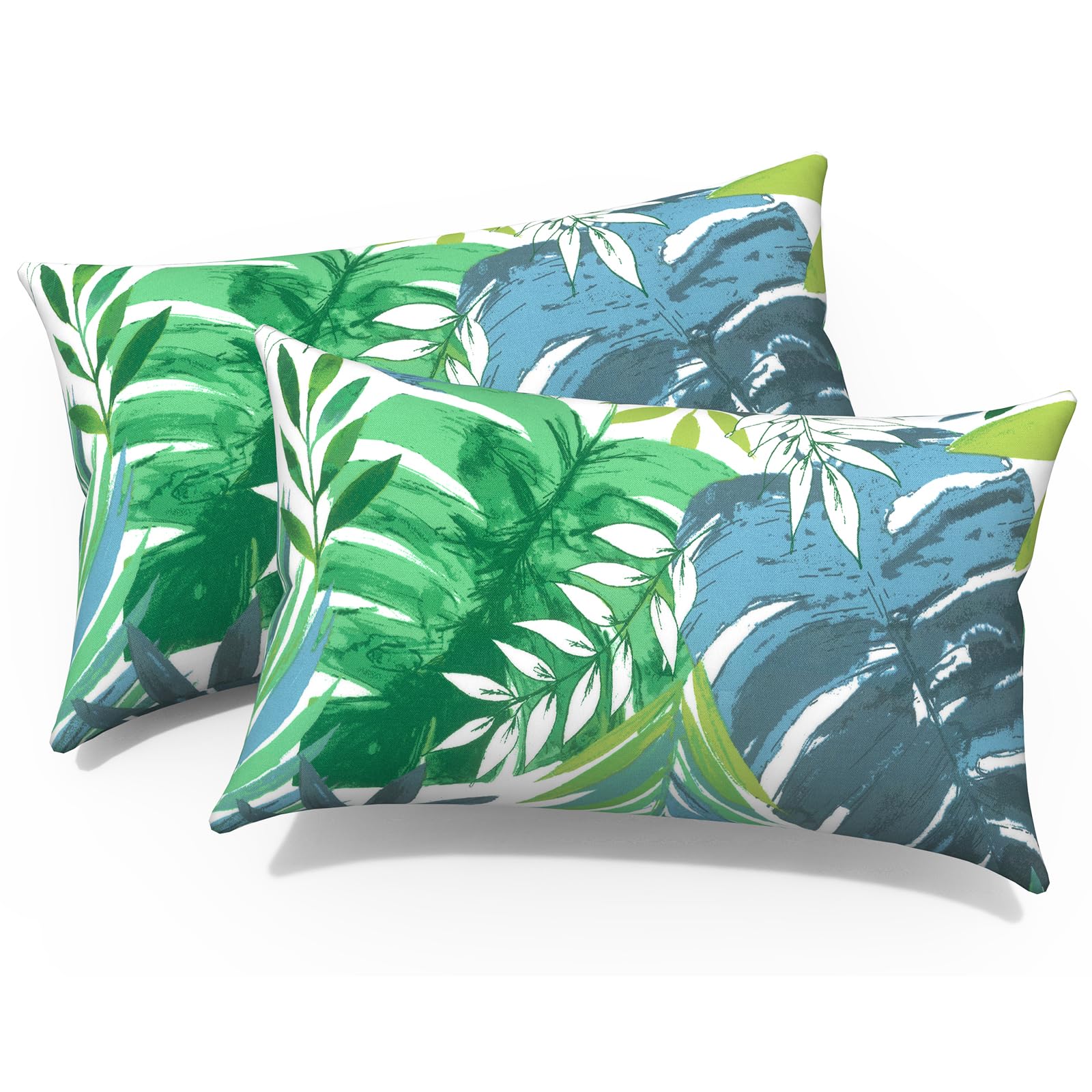 Melody Elephant funda frontal Islamorada azul-verde que renueva el sofá