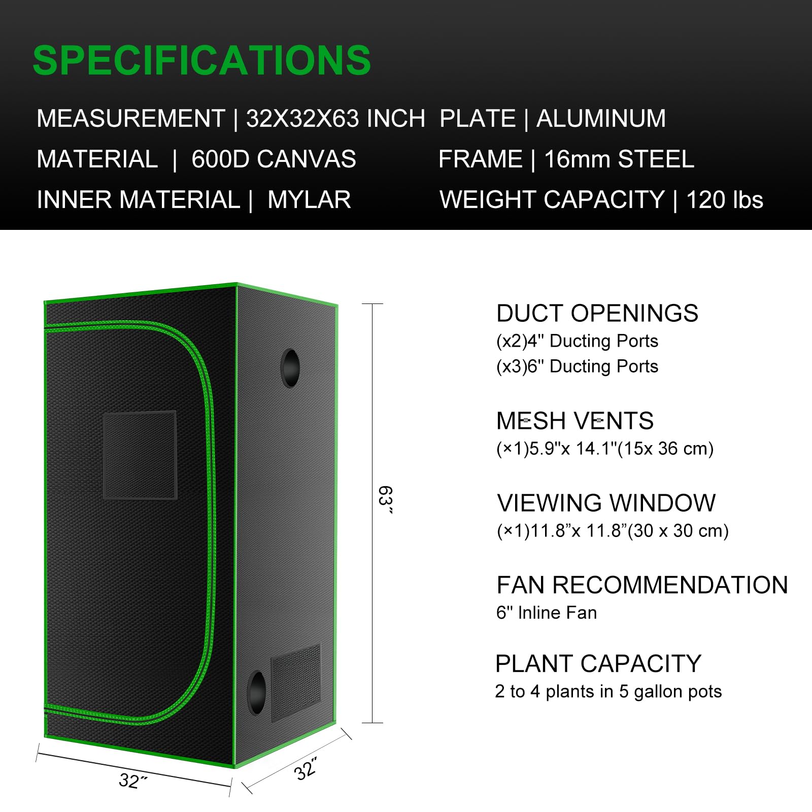 MELONFARM carpa junto a macetas para comparar tamaño y capacidad práctica
