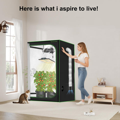 MELONFARM paquete que incluye filtro de carbón y prefiltro listo para instalar