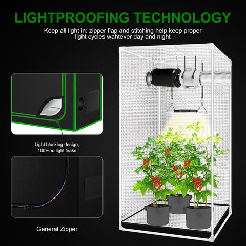 MELONFARM ventana de observación para revisar plantas sin abrir