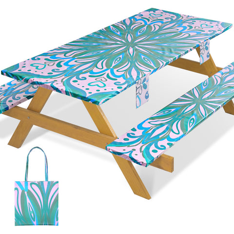 memKiya funda de mesa frontal mostrando protección impermeable