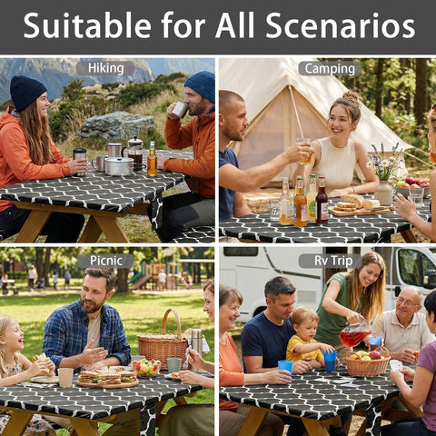 memKiya ambientación en jardín para picnic, estilo y protección exterior