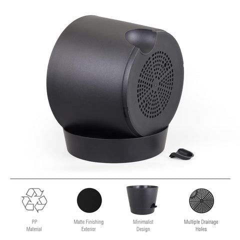 Meowell primer plano de textura plástica resistente y ligera