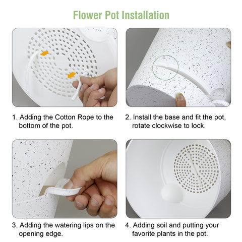 Meowell en uso interior con planta, aporta estilo y mantenimiento sencillo