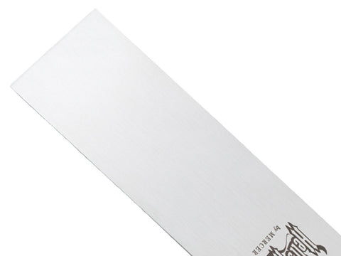 Mercer primer plano del mango Hell's Handle con textura antideslizante