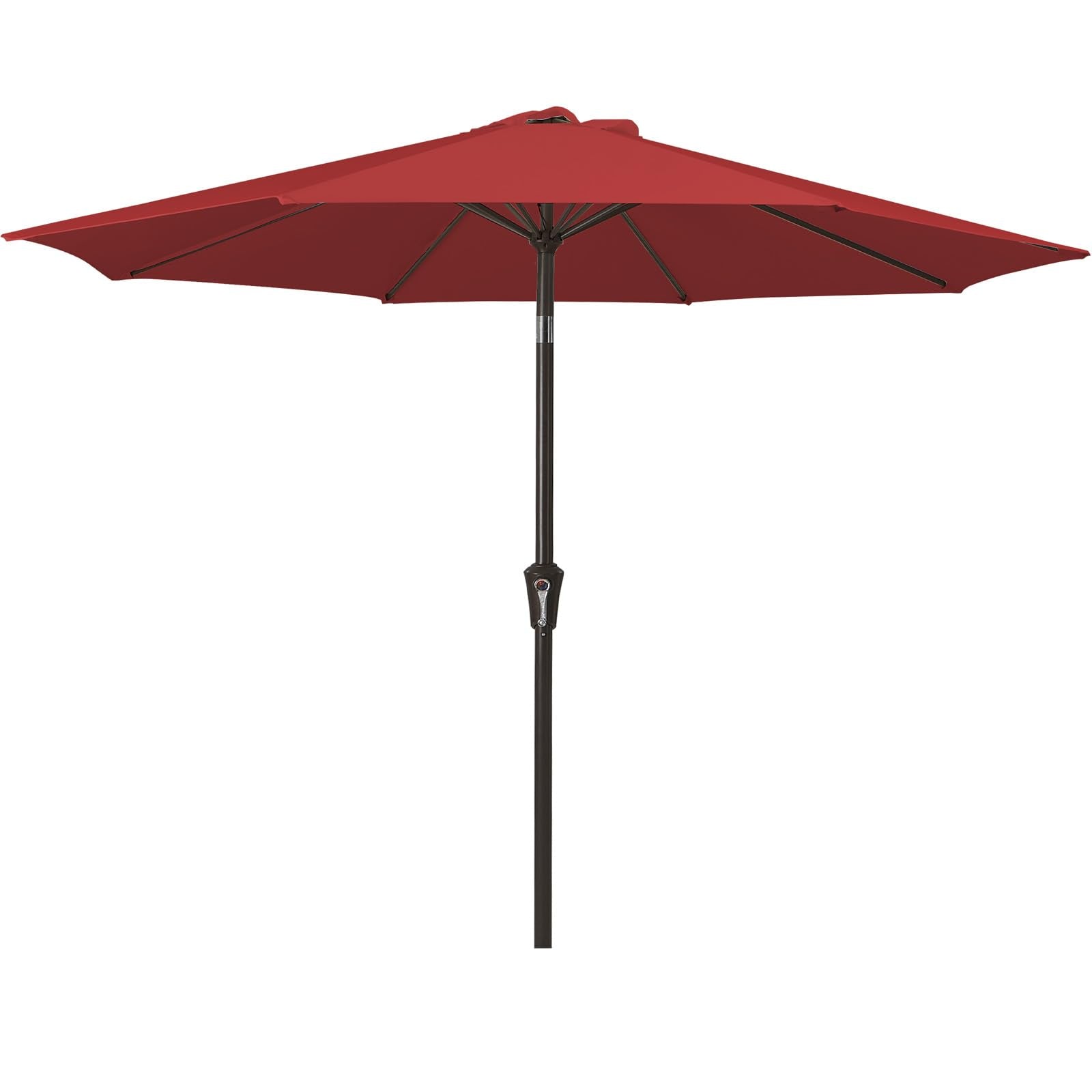 MEWAY vista frontal del toldo abierto mostrando amplia sombra