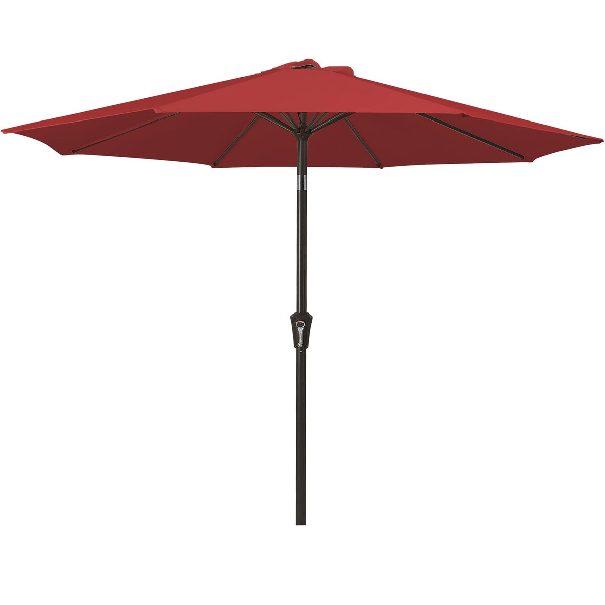 MEWAY vista frontal del toldo abierto mostrando amplia sombra