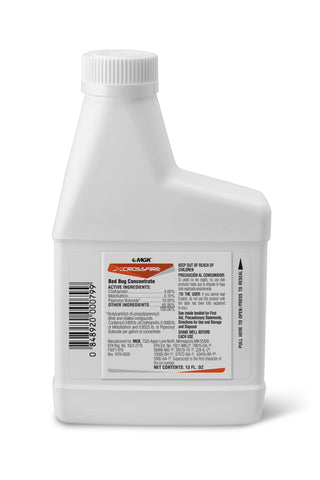 MGK Crossfire frente del empaque mostrando botella y marca, confianza profesional
