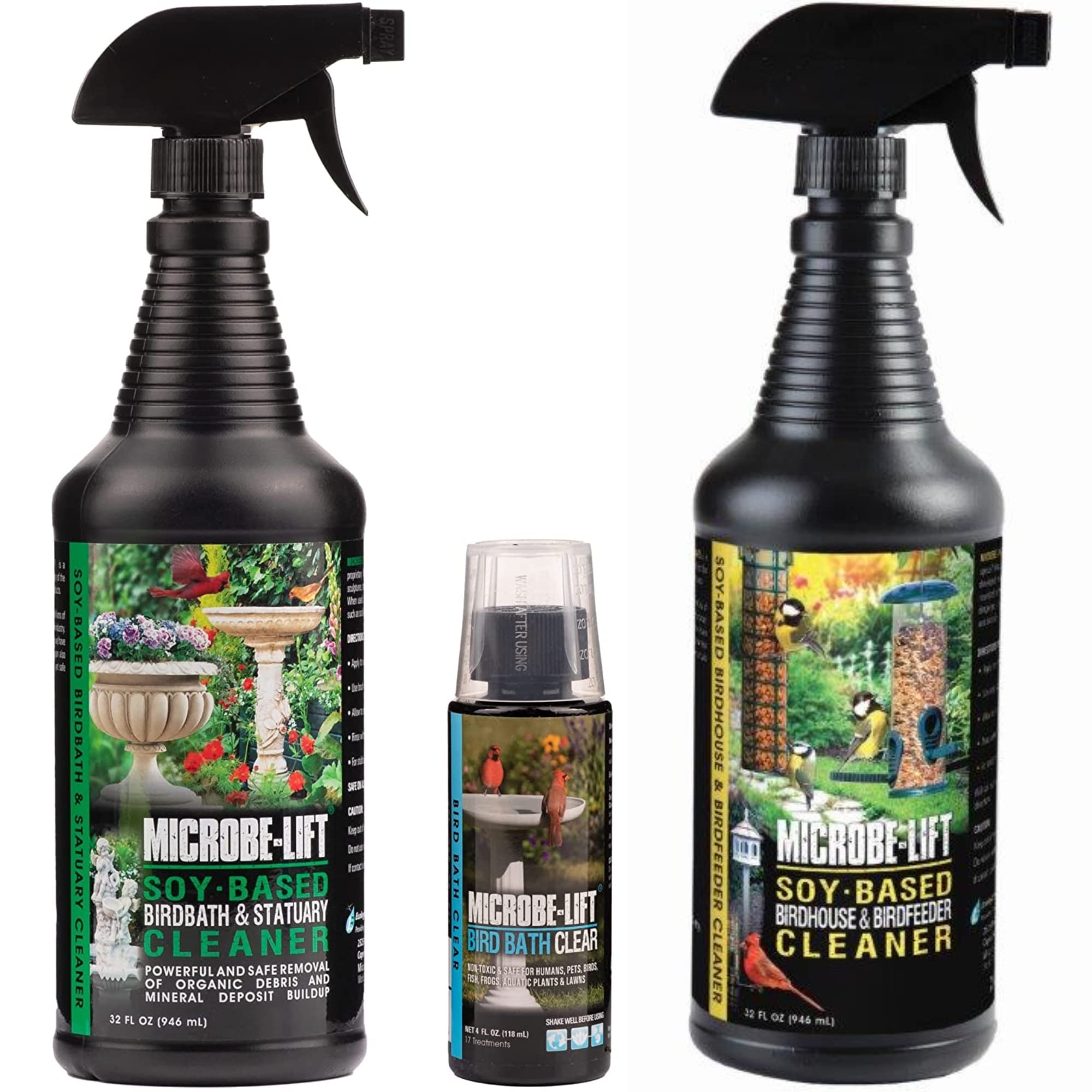 MICROBE-LIFT envase frontal del kit mostrando productos y limpieza efectiva