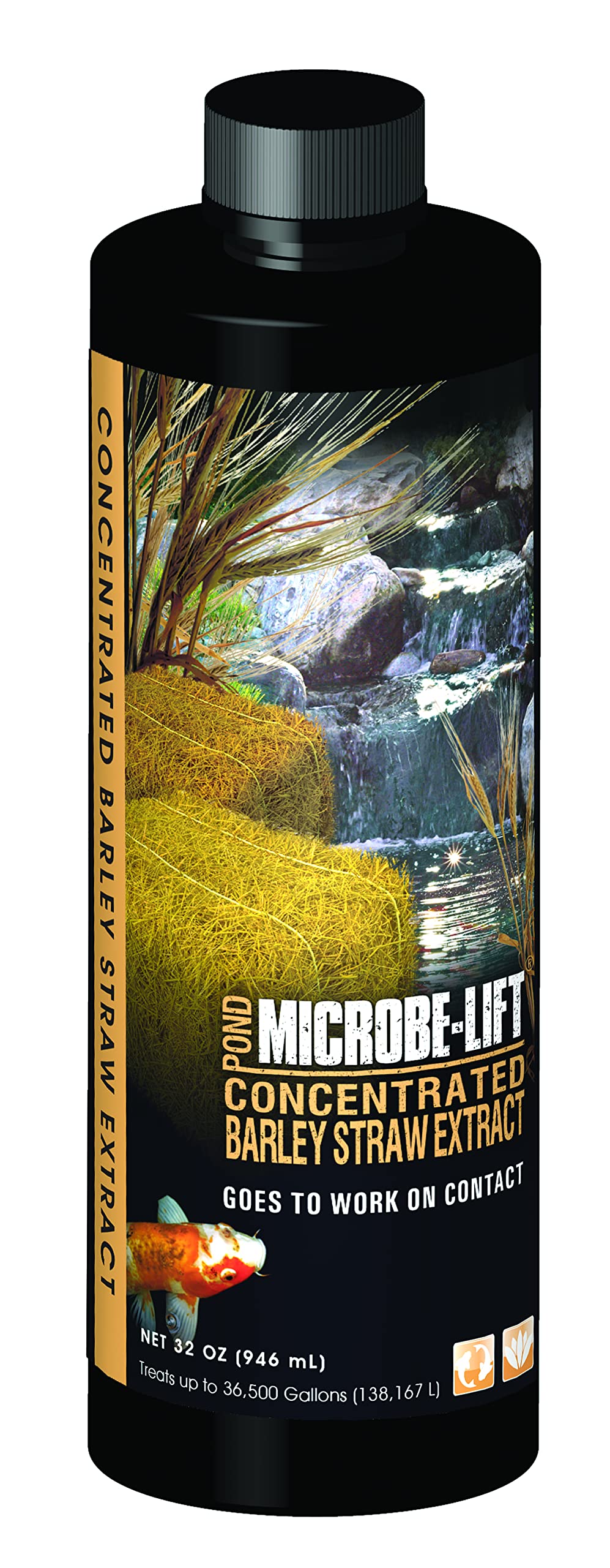 MICROBE-LIFT frente del envase mostrando etiqueta y 32 oz, facilita identificación