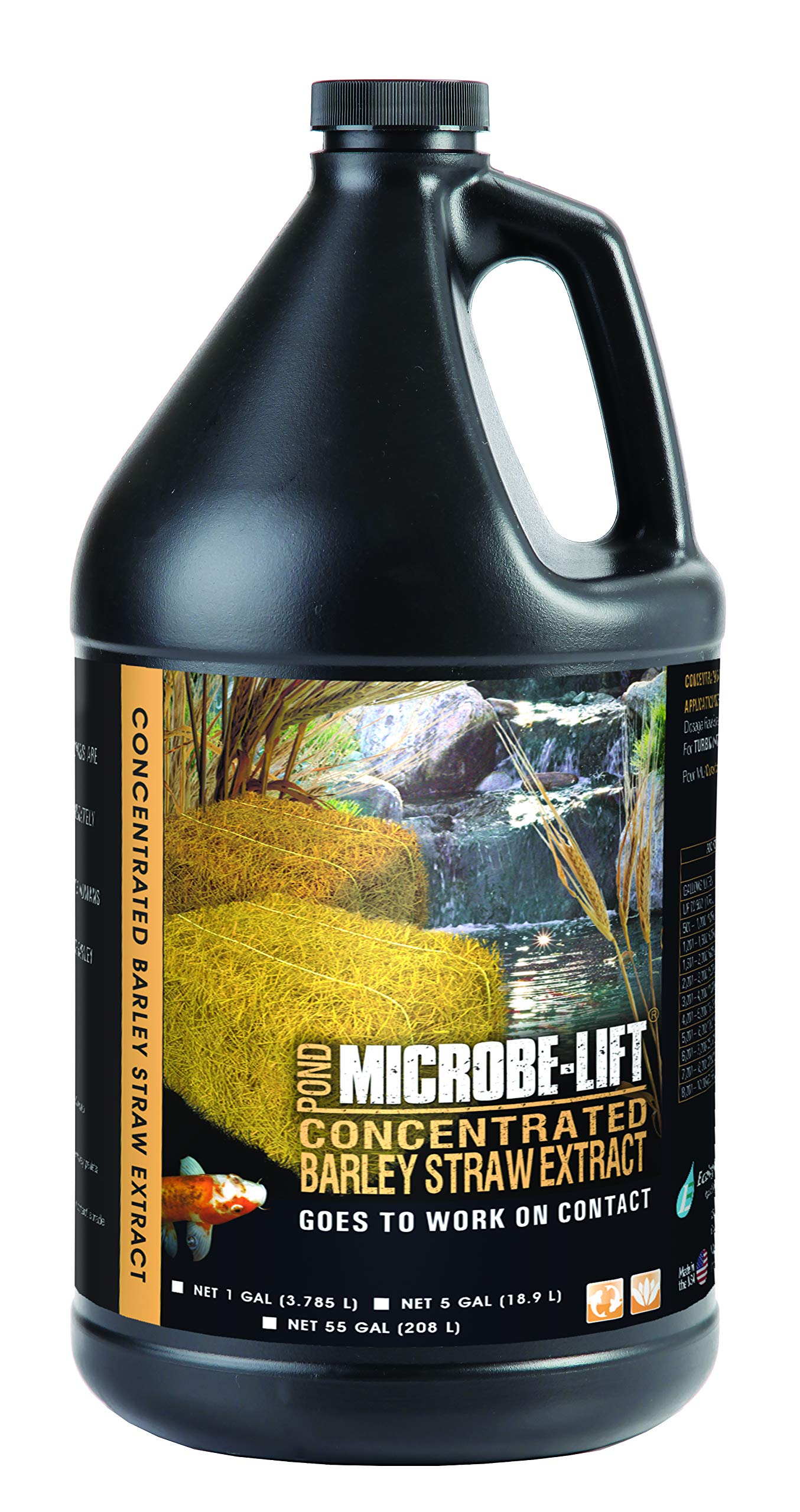 Microbe-Lift envase frontal mostrando la presentación y beneficio de fácil dosificación