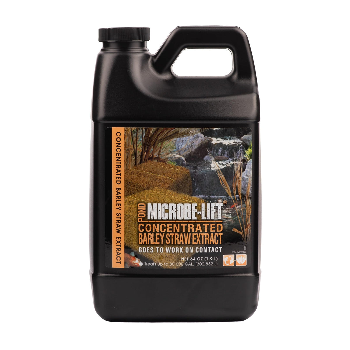 MICROBE-LIFT primer plano del frente del envase mostrando la etiqueta y beneficio claridad