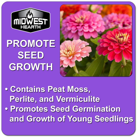 Midwest Hearth en bandeja de germinación, favorece crecimiento de plántulas