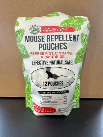 Mighty Mint pouches organizados en caja para almacenamiento seguro y ordenado