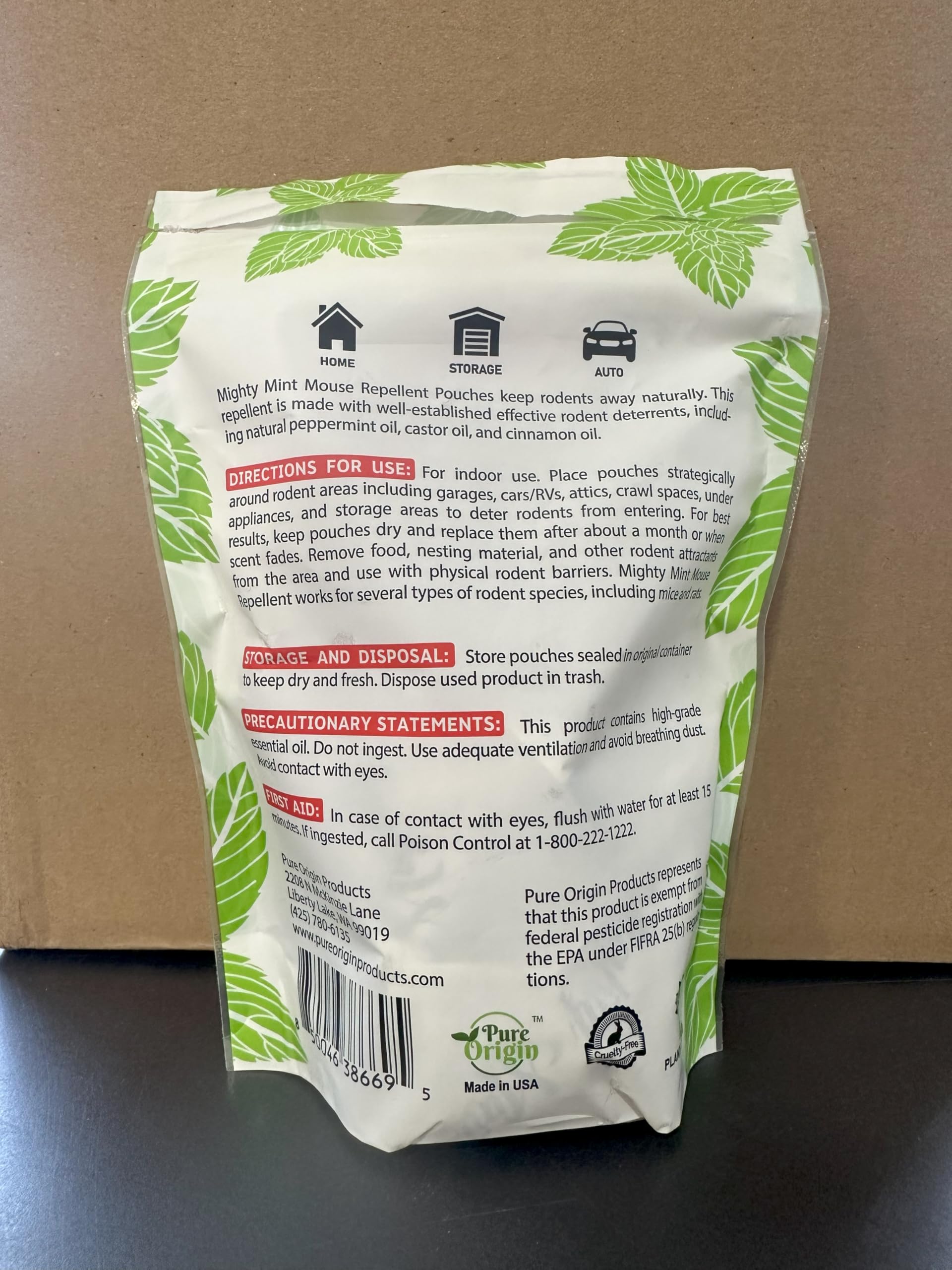 Mighty Mint pouch en contexto de hogar, solución discreta y efectiva para la vida diaria
