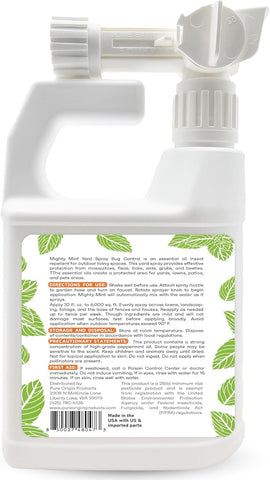 Mighty Mint pack de 2 botellas en caja, conveniente para grandes jardines